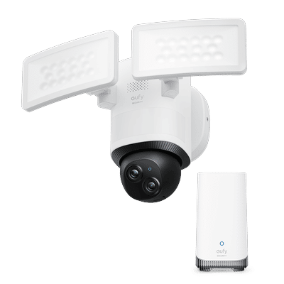 Floodlight Camera E340 + eufy HomeBase S380 White