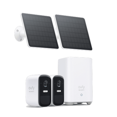 eufyCam S210 (eufyCam 2C)2-Cam Kit + 2 Solar Panels White / 2-Cam Kit