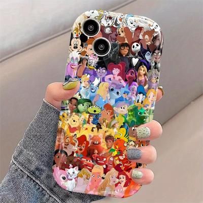 TEMU A Vibrant Phone Case Designed For Iphones, Offering Fun And Protection For Models Including The 16, 15, 14, 13, 12, 11 Pro Max, Plus, Xs, 8, And 7. An For Birthday Or Holiday Gifts.
