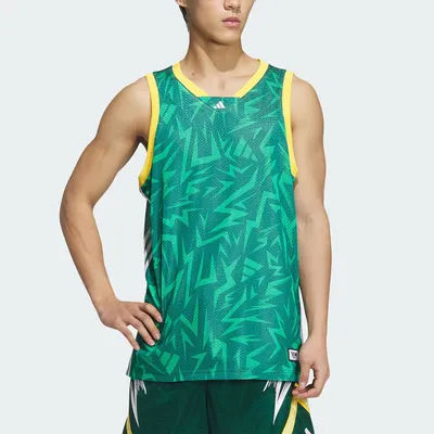 Adidas Official Genuine New Men's Reversible Print Basketball Tank Top JC6794