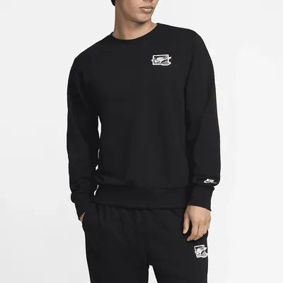 Nike Official Authentic Club Men's French Terry Round Neck Long Sleeve Sweatshirt FZ0765-010