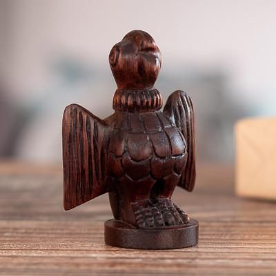 Mighty Condor,'Cedar Wood Figurine of Andean Condor Carved by Hand in Peru'