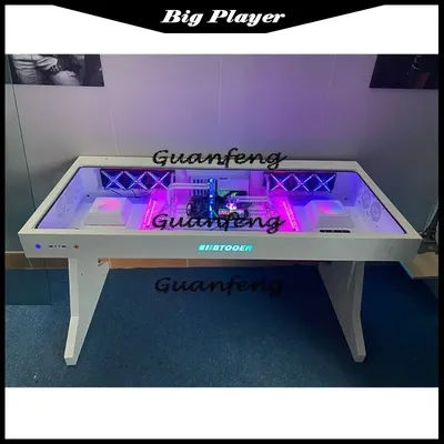 Big Player Computer Case All-in-one Table High-end Desktop Fully Transparent Large Case Cool Sci-fi Water-cooled Gaming Table