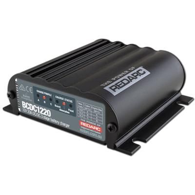 USED REDARC In-Vehicle Battery Charger 12V 20A Smart Start DCDC 3 Stage Ignition Control - No Solar BCDC1220-IGN
