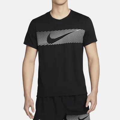 Nike Official Genuine Miler Flash Dri-FIT Men's Running T-Shirt FN3052-010