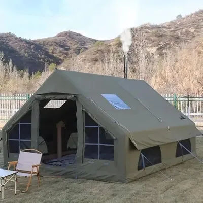 2025 new YX durable PVC fabric camping tent waterproof outdoor adventure tent