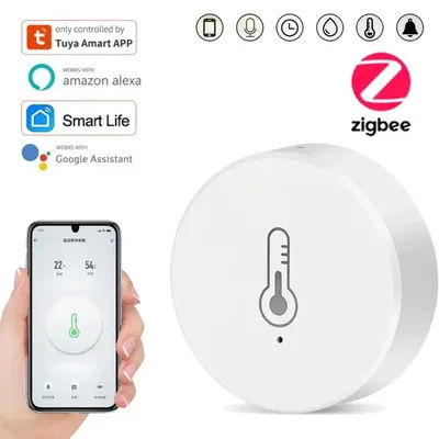 Tuya – capteur intelligent de température et d'humidité Zigbee, thermomètre d'intérieur, moniteur,