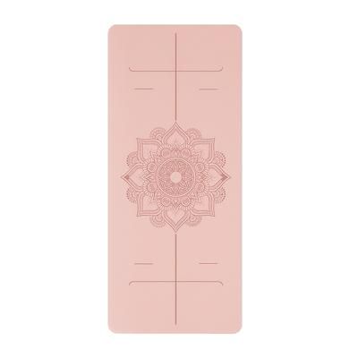 "TEMU Non-slip Tpe Yoga Mat, 72" Long X " Wide X 0.23" Thick, Anti-tear Sports & Fitness Mat For Yoga, Pilates & Floor Exercises, Large Size, Anti-slip Mat | Decorative Yoga Mat | Durable Yoga Mat,"