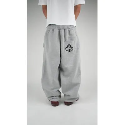 Poker embroidered double waist pants loose Y2K jogging pants punk street clothes bulk men and women sports pants