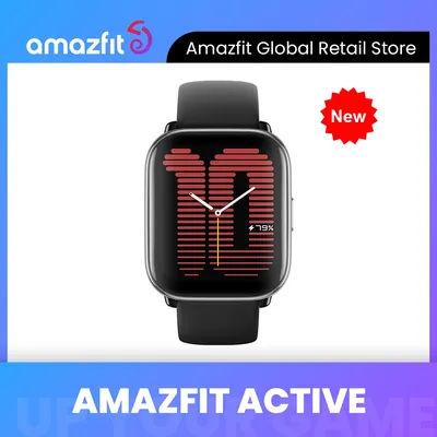 Nouveau Amazfit Active 42mm montre intelligente 5 systèmes de positionnement par Satellite 14 jours d'autonomie Smartwatch pour téléphone Android IOS