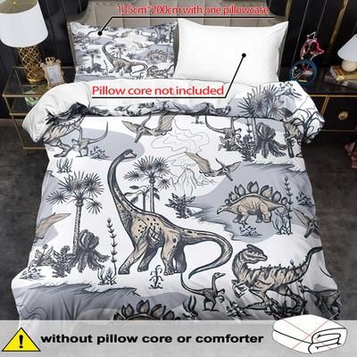 TEMU 2/3pcs Theme Set, Bedding, 100% , Washable, Includes Pillowcases, For Bedroom Or