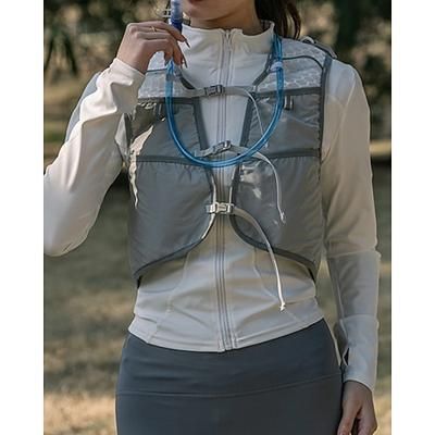 Gilet da corsa Pacchetto d'acqua Gilet di idratazione Manicotti Riflettente Impermeabile Asciugatura Rapida Poliestere per Maratona Escursionismo Jogging