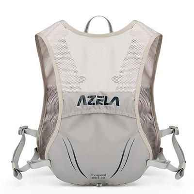 Gilet da corsa Pacchetto d'acqua Gilet di idratazione Manicotti Impermeabile Asciugatura Rapida Leggero Nylon per Maratona Escursionismo Jogging