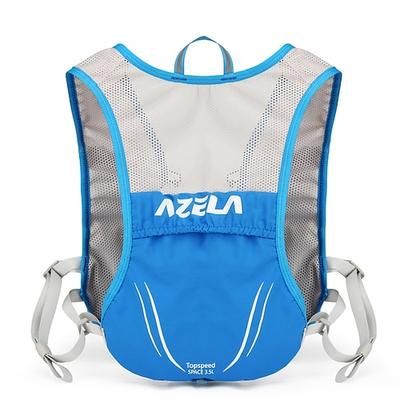 Gilet da corsa Pacchetto d'acqua Gilet di idratazione Manicotti Impermeabile Asciugatura Rapida Leggero Nylon per Maratona Escursionismo Jogging