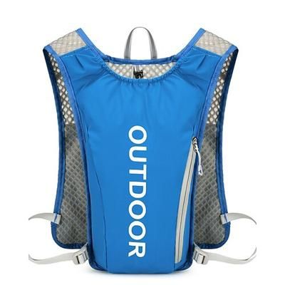 Gilet da corsa Pacchetto d'acqua Gilet di idratazione Manicotti Riflettente Impermeabile Asciugatura Rapida Poliestere per Maratona Escursionismo Jogging