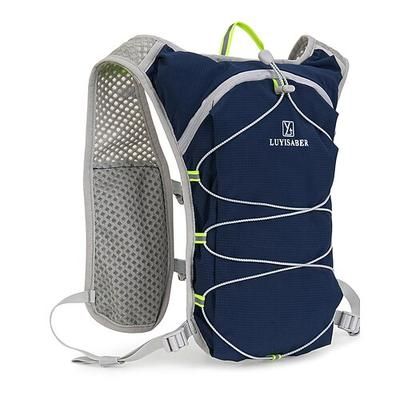 Gilet da corsa Pacchetto d'acqua Gilet di idratazione Manicotti Riflettente Impermeabile Asciugatura Rapida Poliestere per Maratona Escursionismo Jogging