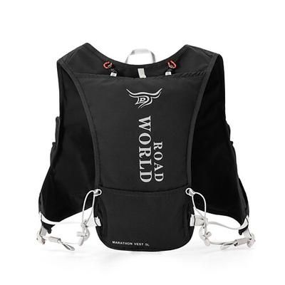 Gilet da corsa Pacchetto d'acqua Gilet di idratazione Manicotti Riflettente Impermeabile Asciugatura Rapida Nylon per Maratona Escursionismo Jogging