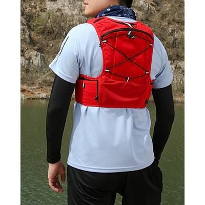 Gilet da corsa Pacchetto d'acqua Gilet di idratazione Manicotti Riflettente Impermeabile Asciugatura Rapida Poliestere per Maratona Escursionismo Jogging