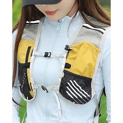 Gilet da corsa Pacchetto d'acqua Gilet di idratazione Manicotti Riflettente Impermeabile Asciugatura Rapida Poliestere per Maratona Escursionismo Jogging