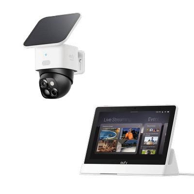 eufy Smart Display E10 + SoloCam S340 White