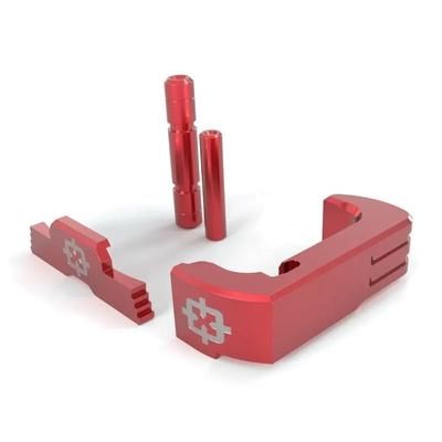 Cross Armory 3 Piece Upgrade Kit Glock 43 Red Aluminum CRG43SOKRD