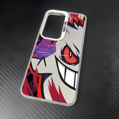 TEMU Dark G-gengars Pattern Phone Case Suitable For Galaxy S25 S24 S23 S22 S21 S20 Fe 4g 5g Anti-drop Matte Back Cover