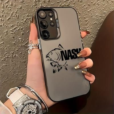 TEMU N- Fishing Art Phone Case Compatible With Galaxy S25 S24 S23 S22 S21 S20 Fe 4g 5g, Anti-drop Frosted Back Cover.