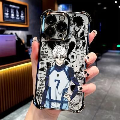 TEMU Popular Anime Prison Cheng Phone Case Compatible With Iphone 16 15 14 11 Pro Xr Xsmax 8 7 Plus, Shockproof Transparent Soft Back Cover.