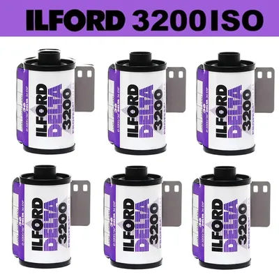 1/3/5/6 Rolls Of ILFORD Delta 3200 Black And White 135 Film British Original For 135 Film Camera