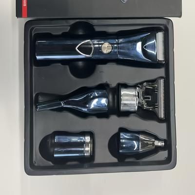 TEMU 5in 1 Men's Electric Shaver, Shaver For , Shaver With 4 Replacement Heads, Usb Charging, Electric Shaver Grooming Set, Portable Travel Shaver, Creative Gift, Uk Local Warehouse