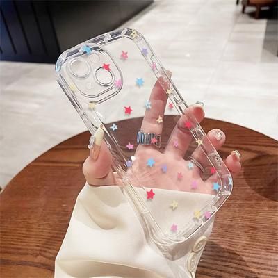 TEMU Colored Phone Case For Iphone16 Promax, Iphone15/14plus/13/12/11 Protective Case
