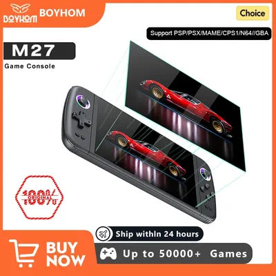 M27 Portable Pocket Retro Handheld Video Game Console 7.0Inch IPS Screen 1024*600 Display Support LINUX HDMI for boys game gift