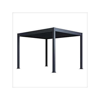 Paragon Outdoor Grand Tuscan 10 x 12 ft. Grey Louvered Pergola