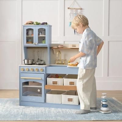 Tiny Land Serenity Play Kitchen - Lagoon Blue