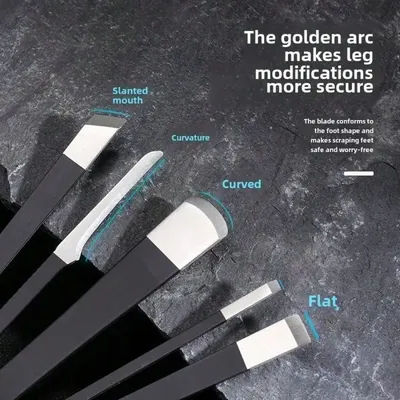 4/5/6pcs Stainless Steel Ingrown Toenail Set, Pedicure Foot Care Kit For Hard Skin Callus Removal, Pedicure Callus Shaver Tools