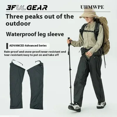 3F UL GEAR Hiking Leg Waterproof Cover Rain Pants Dyneema Nylon Ultralight Portable Tear-resistant Outdoor Camping Snow Pants