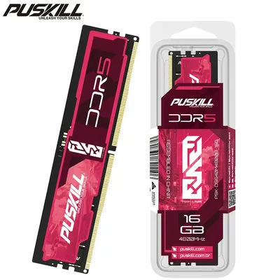 PUSKILL FUSE DDR5 Desktop Memory RAM 32GB 16GB 8GB 1.1V 4800MHz 5600MHz PC5 288-PIN UDIMM Memoria
