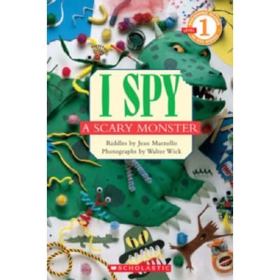 Scholastic Reader Level 1: I SPY a Scary Monster (paperback) - by Jean Marzollo