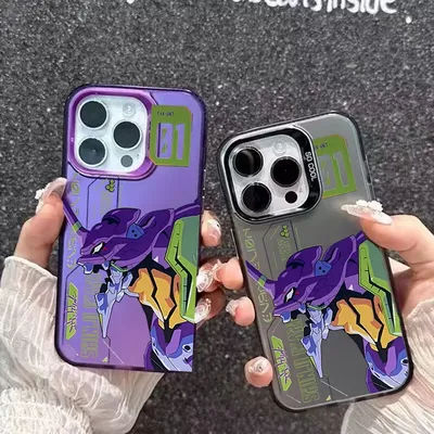 Case For Huawei HONOR MAGIC 6 5 PRO Honor X9A X6B X9B X7B X8A 200 90 Lite cover Plating Hard PC Ikari Shinji Fighter EVA-01 Case