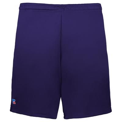 Russell Athletic TS8X2B YTH DRI-PWR ESSEN SHRTS W/PKTS in Purple size Medium | Polyester