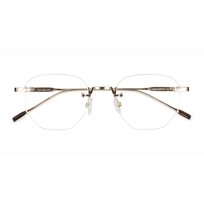 Male s geometric Gold Metal Prescription eyeglasses - Eyebuydirect s Gadsby