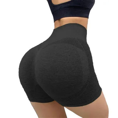 Women Shorts Seamless Sports Shorts Cycling Jogging Fitness High Waist Push Up Gym Shorts Leggings Lady Yoga Shorts Clothing