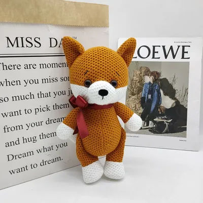 Jouet en peluche Kawaii de la série animale pour enfants, lapin, renard, ours, chien, beurre, décor de chambre, oreiller doux, cadeau d'anniversaire et de Noël