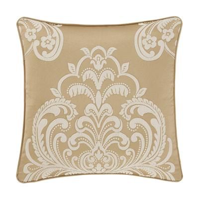 Potenza 20 Inch Square Decorative Throw Pillow by Royal Court in Gold (Size ONE SIZE)