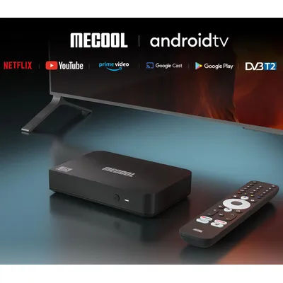 MECOOL KT2 TV Box Android 2025 DVB-T2 Smart TV ip tv tvbox Amlogic S905Y4 Netflix 4K Chromecast android 12 14 Global Console