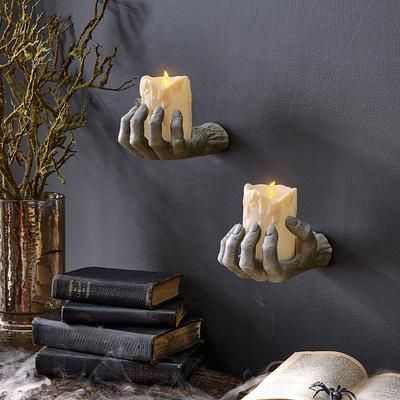 Emerging Hand With Candle - Grandin Road