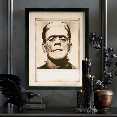 Framed Frankenstein Wall Art - Grandin Road