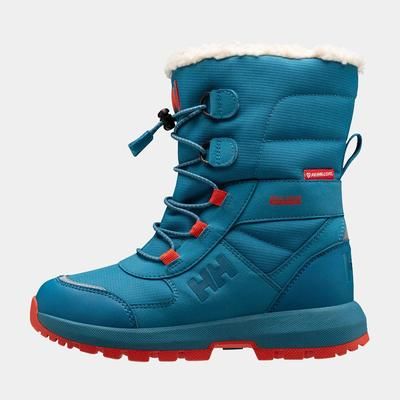 Helly Hansen Kid's JK Silverton Waterproof Boots Blue Y2