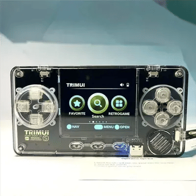 Trimui Model S Handheld Game Machine 2 Inch Ips Screen Mini Extremely Compact Nostalgic Handheld Card Machine-N33R
