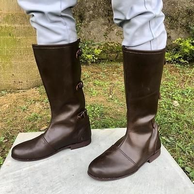 Retrò Vintage Medievale Rinascimento Scarpe Costume Per uomo Per donna Unisex Celtico Costumi da pirata Halloween Carnevale Mascherata Evento / Festa Mascherata Adulti Scarpe